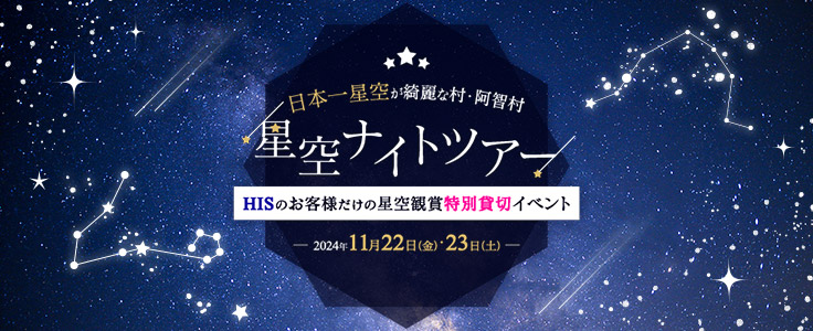 阿智村星空ナイトツアー貸切イベント