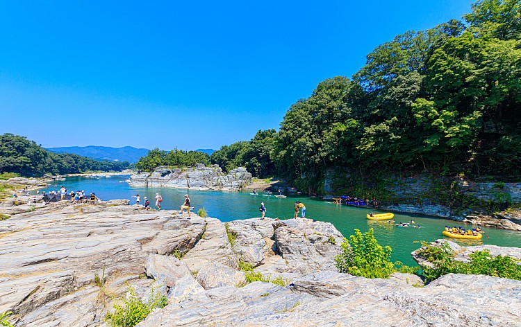 長瀞渓谷・石畳（イメージ）