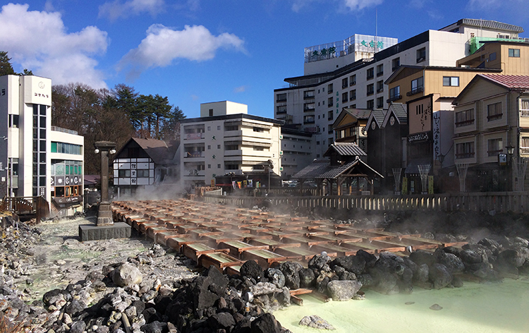 草津温泉・湯畑（イメージ）