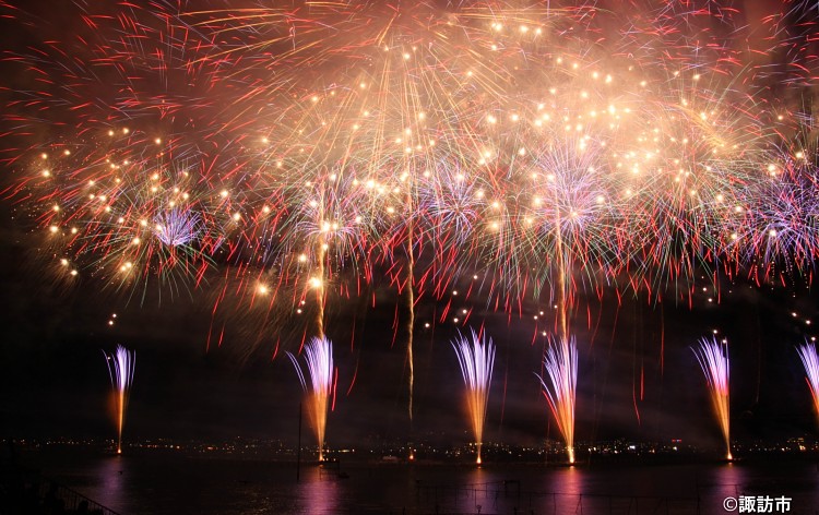 諏訪湖祭湖上花火大会 写真提供：諏訪市（イメージ）