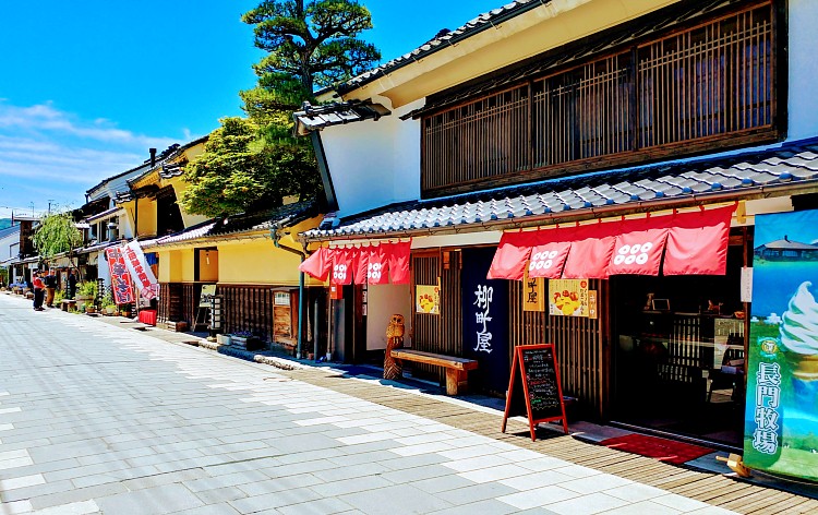 信州上田北国街道柳町（イメージ）