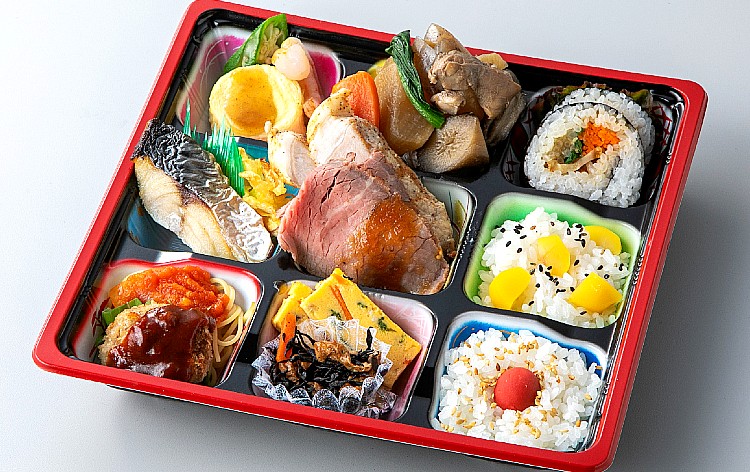 彩り豊かな昼食弁当（イメージ）