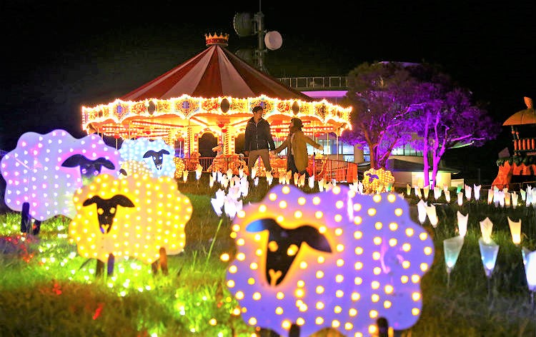 マザー牧場イルミネーション「光の花園」（イメージ）