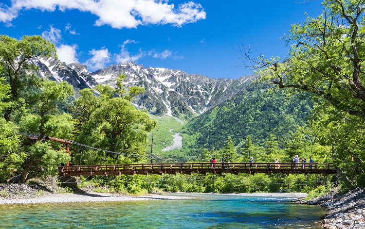 上高地・河童橋（イメージ）