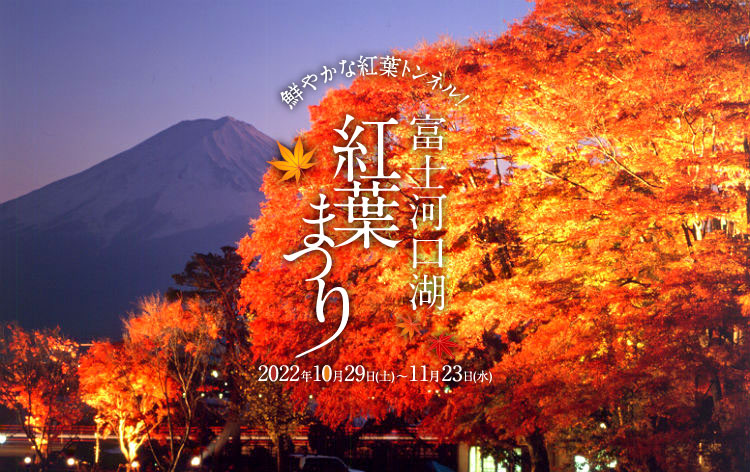 横浜発】山梨紅葉三名所！幻想的なもみじトンネルにうっとり♪「河口湖もみじ回廊」ライトアップと紅葉煌めく渓谷美「昇仙峡」＆新倉富士浅間神社 |  格安ベストワンバスツアー