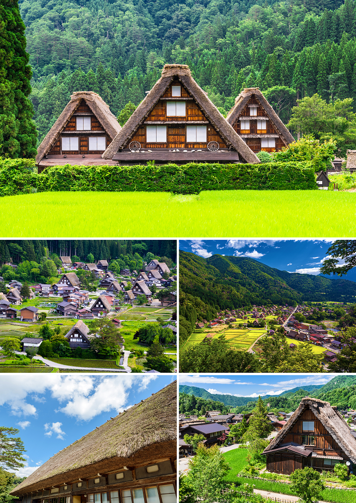 世界遺産　白川郷合掌造り集落(イメージ)