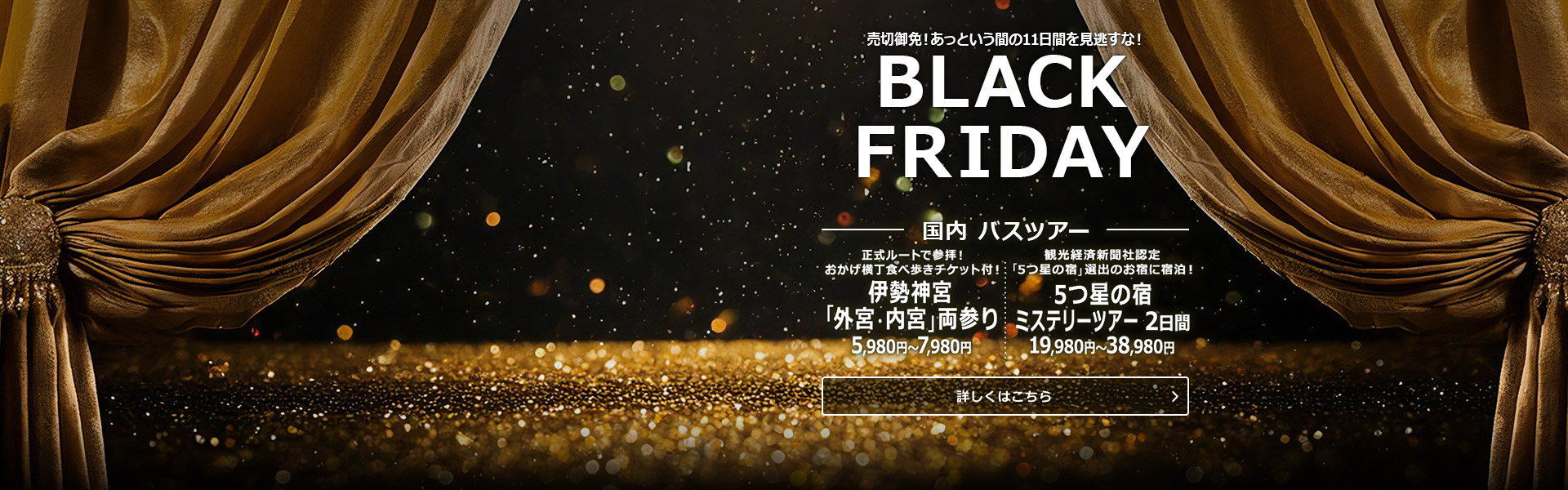 BLACK FRIDAY（11/22～受付開始後）