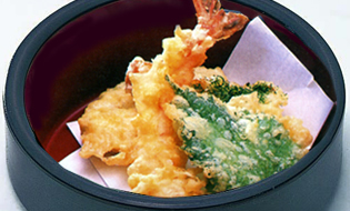 天ぷら（イメージ）※写真は一例です。時期によって揚げ物の内容が異なります。