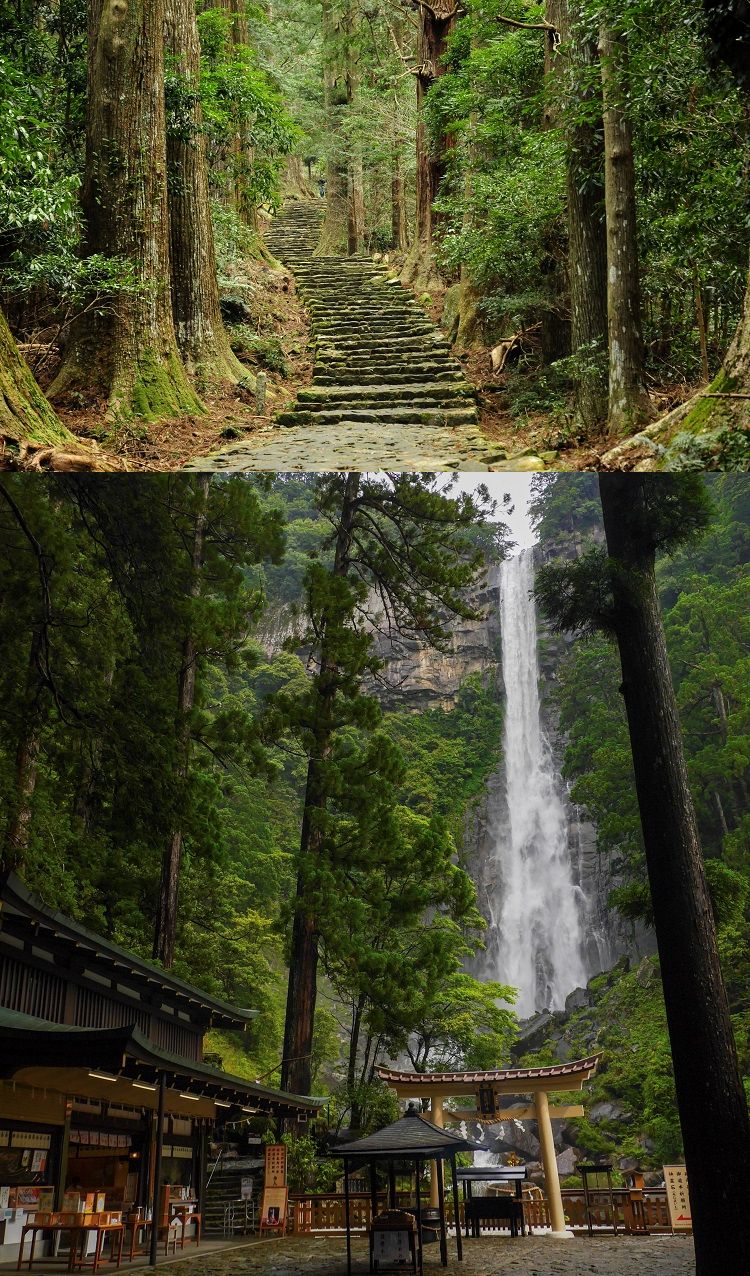 那智の滝と大門坂©公益社団法人 和歌山県観光連盟