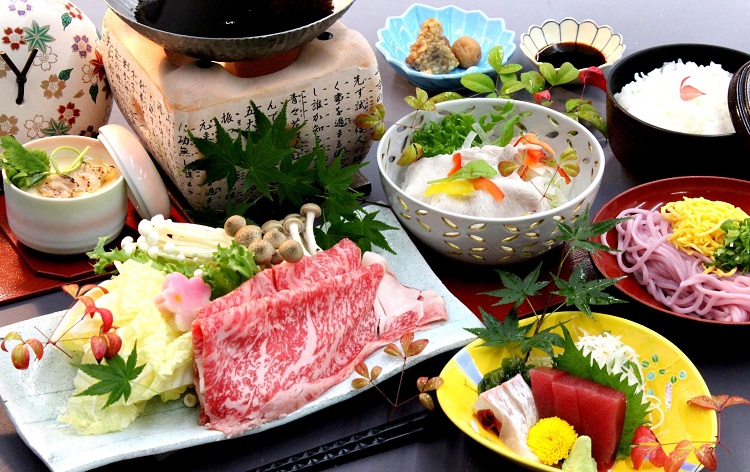熊野牛すき焼きのご昼食（1人前/イメージ）