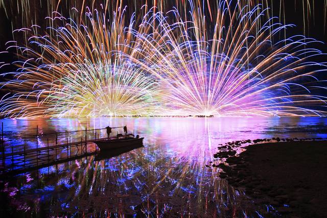 諏訪湖祭湖上花火大会（イメージ）