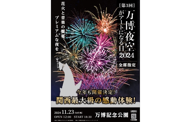 万博夜空がアートになる日2024（イメージ）