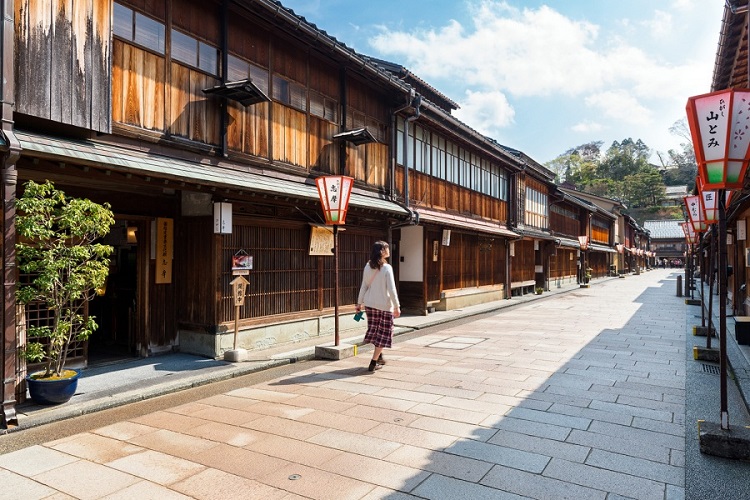 ひがし茶屋街（イメージ）写真提供：金沢市