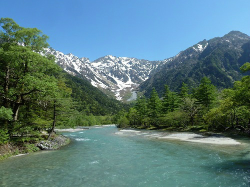 上高地河童橋（イメージ）