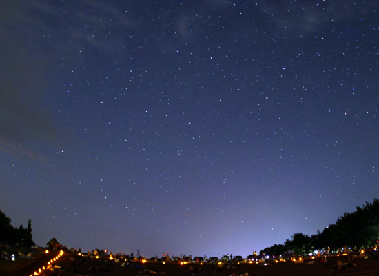 美星天文台・星空／イメージ（写真提供:井原市美星天文台）